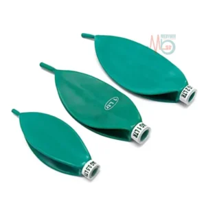 Green Rubber Rebreathing Bags – Available in Pack Sizes of 0.5, 1.0, and 2.0 Liters
