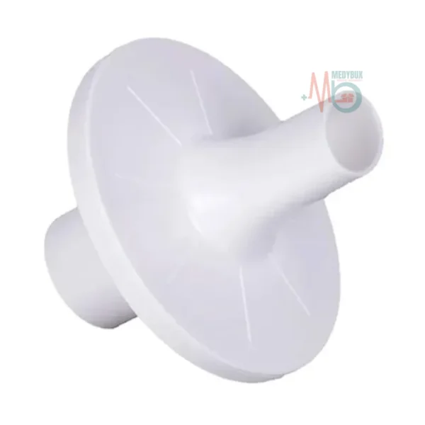 SpiroGuard PFT Filter with Mouthpiece – Pack of 50 | Disposable Pulmonary Function Test Filters