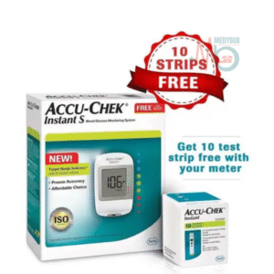 1 / 2 – Accu Chek Instant S Glucometer Machine with 10 Test Strip Free (1).png