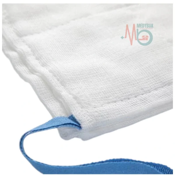 Abdominal MOP Sponge Cotton White Sterile with Indicator 8 Ply (25Pc) - Image 3