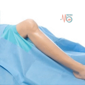 Disposable Unilateral Knee O Drape