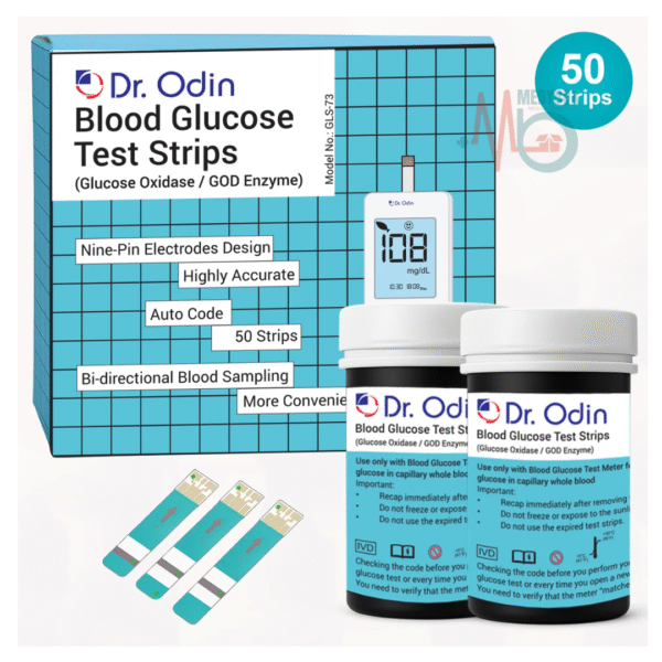 Dr Odin GOD Glucometer Test Strips (Pack of 50)