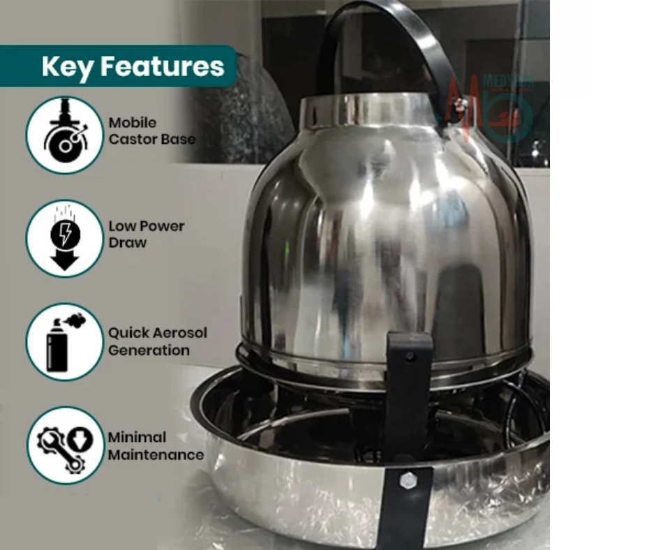 Fumigator SS portable fumigation machine for OT, ICU and Laboratories - Image 2