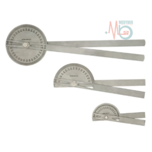 Goniometer Set of Three Small, Medium, and Large
