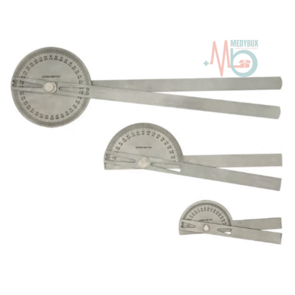 Goniometer Set of Three Small, Medium, and Large