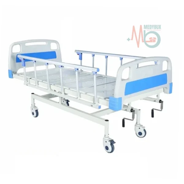 Hospital Bed Full Fowler ABS Panel and Collapsible Railing