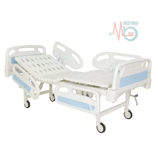 Hospital Mechanical Full Fowler Bed ABS Panel and ABS Railing