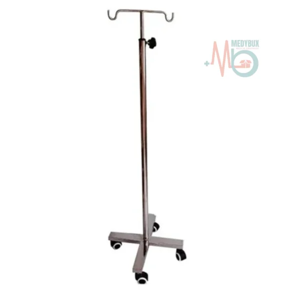 IV Stand Chrome Plated with Metal Base