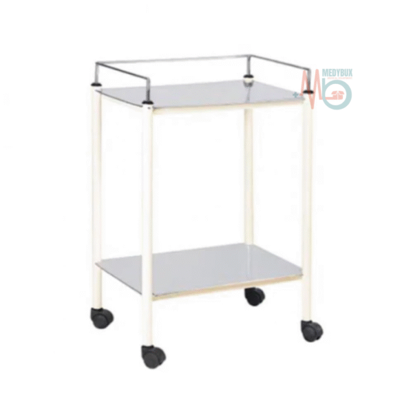 Instrument Trolley SS Top with Heavy-Duty Metal Frame