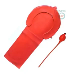 Kellys Pad With Pump Red Rubber Reusable, Flexible & Washable