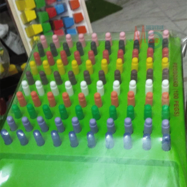 Peg Board Multi Color (100 Pegs)
