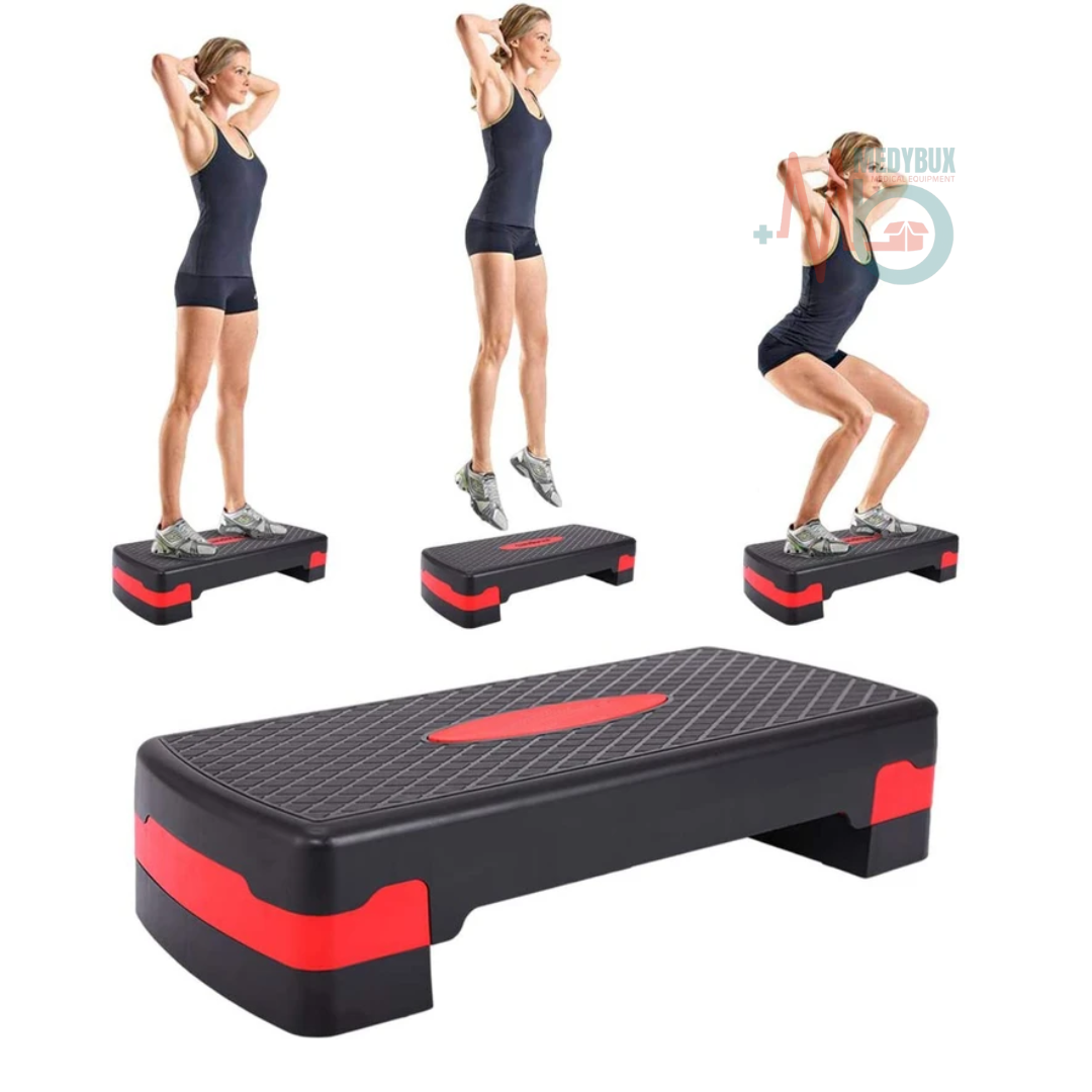 Premium Adjustable Professional Aerobic Stepper for Exercise