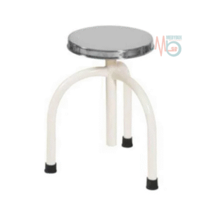 SS Revolving Patient Stool 3 Leg Top