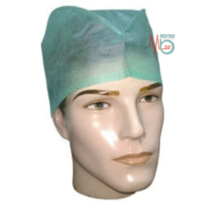 Blue Disposable Surgeon Cap – Lightweight & Breathable