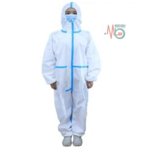 Disposable Dangri Coverall Suit with Seams – 60–70 GSM (Pack of 4)