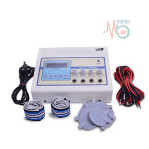 Medybux 4 CHANNEL Tens Machine LCD non-invasive low-risk nerve stimulation- reduce pain with 2 year warranty