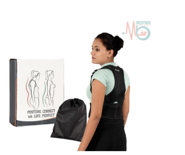 Adjustable Posture Corrector with Magnetic Therapy for Neck & Back for Men and Women - Image 2