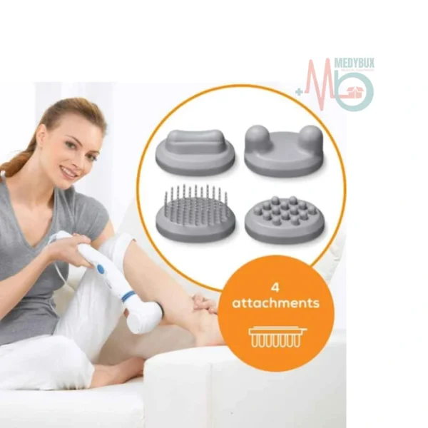 Beurer MG 40 12W Infrared White Rotating Head Body Massager - Image 5